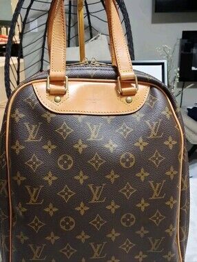 Louis Vuitton Monogram Canvas Backpack Tote - Brown/Tan VI1929